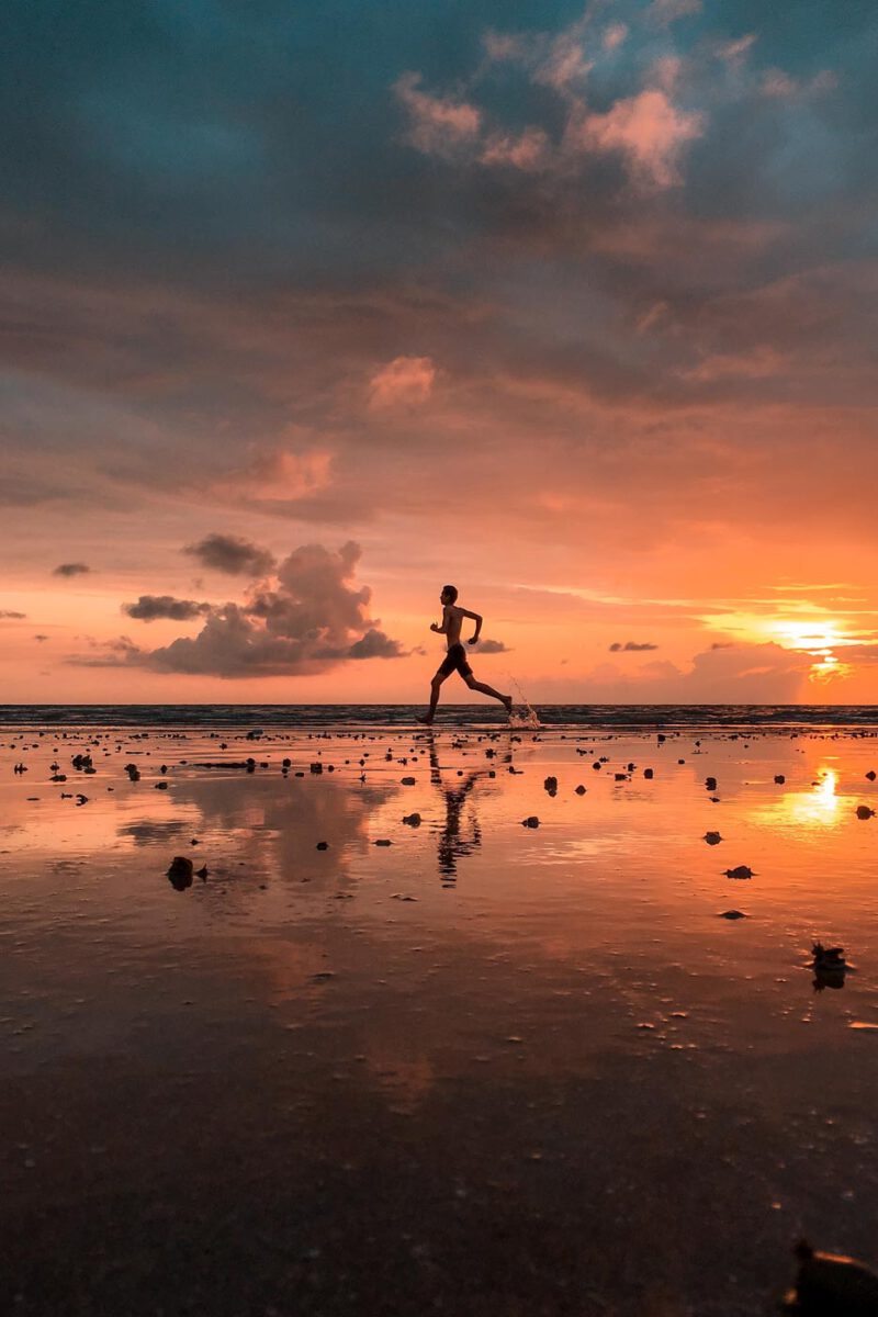 running